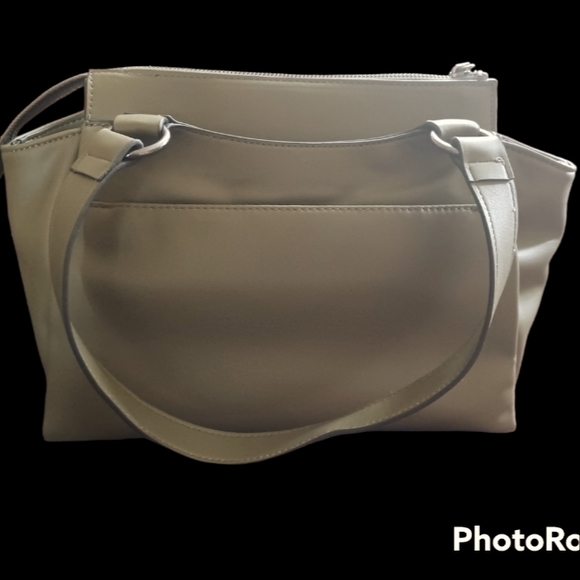 ❤️NEW Simply Vera Vera Wang Army Green Extended Zip Tote, Summer, Gift - Picture 2 of 4